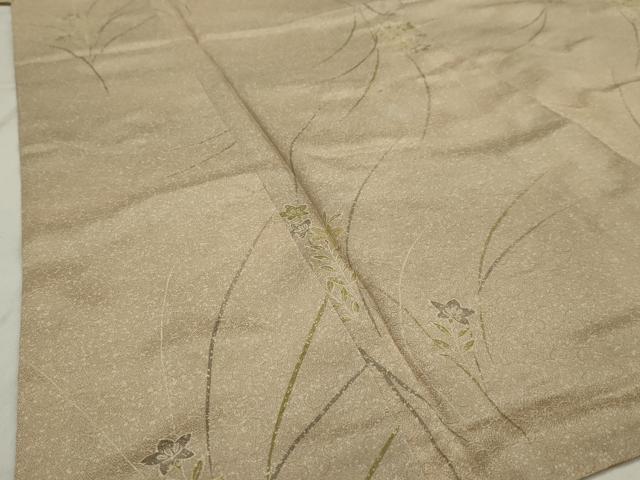 平和屋着物■上質な小紋　草花文　正絹　逸品　AABE0997tn - Image 3