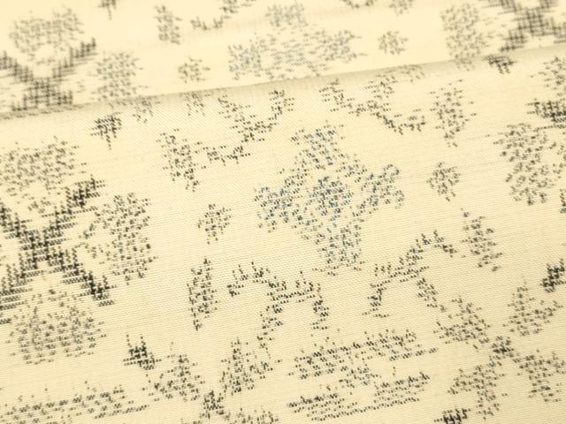 平和屋着物■本場村山大島紬　花菱文　正絹　逸品　AABF8461fw - Image 4