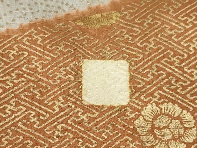 平和屋着物●訪問着　駒刺繍　花蝶文　金彩　正絹　逸品　AABF9020ck - Image 8