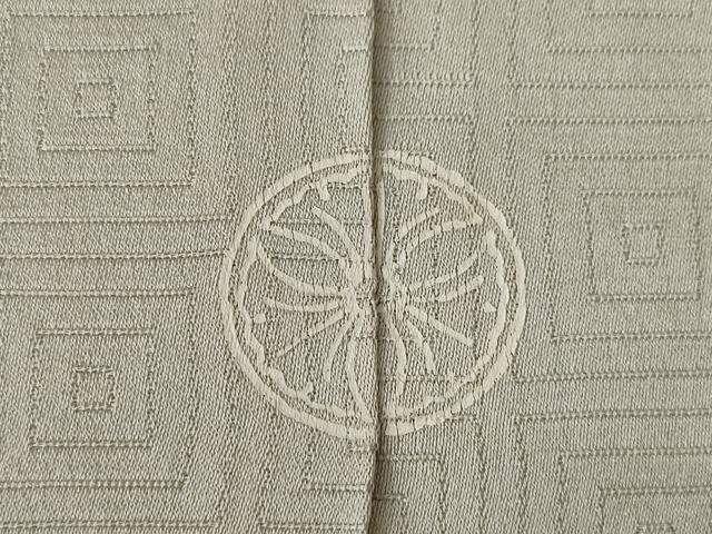 平和屋着物●訪問着　駒刺繍　花蝶文　金彩　正絹　逸品　AABF9020ck - Image 9