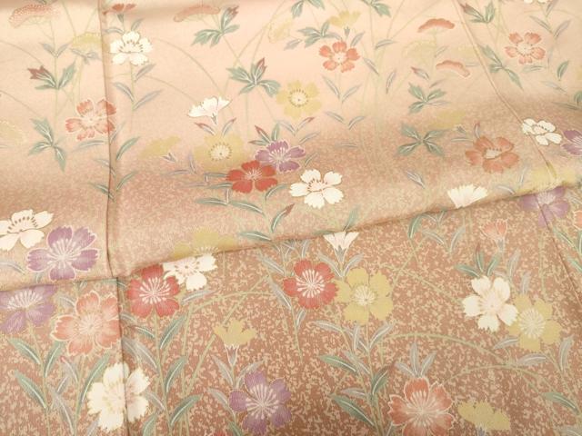 平和屋着物●訪問着　草花文　京都清水地主神社　暈し染め　金彩　正絹　逸品　AABF9611ck - Image 5