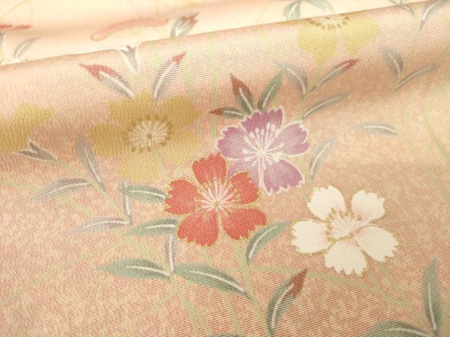 平和屋着物●訪問着　草花文　京都清水地主神社　暈し染め　金彩　正絹　逸品　AABF9611ck - Image 6