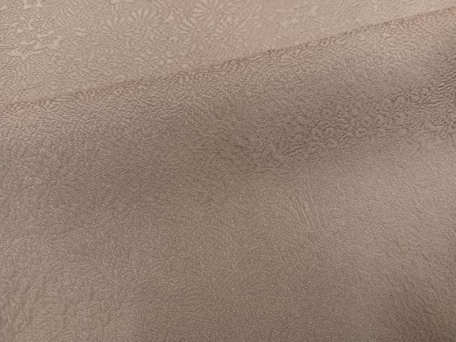 平和屋着物●上質な色無地　草花地紋　鳩羽鼠色　正絹　逸品　未使用　AABG0413ph - Image 6