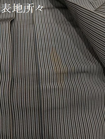 平和屋着物●男性　馬乗り袴　縞　正絹　逸品　AABG1088ph - Image 9