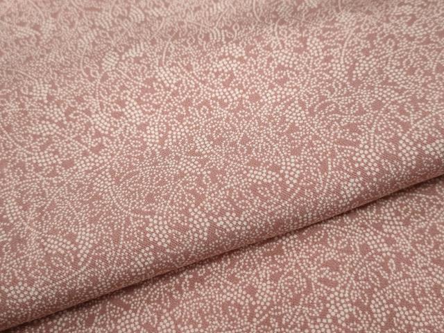 平和屋着物●重要無形文化財　人間国宝　中村勇二郎　江戸小紋　葡萄小紋柄　正絹　逸品　未使用　CABC6659yc - Image 6