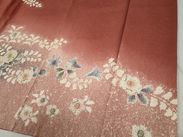 平和屋着物●訪問着　辻が花　絞り　暈し染め　正絹　逸品　CABC6676yc - Image 5