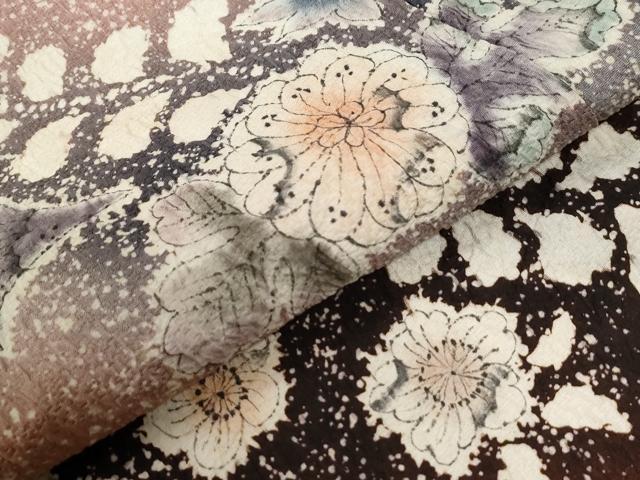 平和屋着物●訪問着　辻が花　絞り　暈し染め　正絹　逸品　CABC6676yc - Image 6