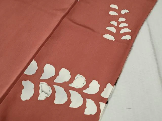 平和屋着物●訪問着　辻が花　絞り　暈し染め　正絹　逸品　CABC6676yc - Image 8