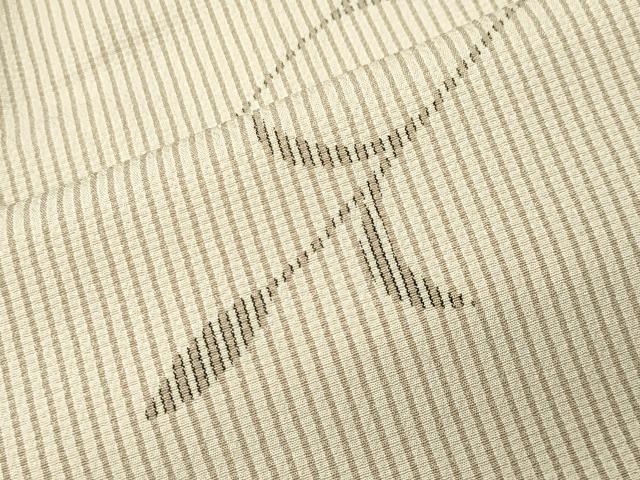 平和屋着物●本塩沢　枝花文　証紙付き　ロング丈　正絹　逸品　未使用　CABC8318gh - Image 5