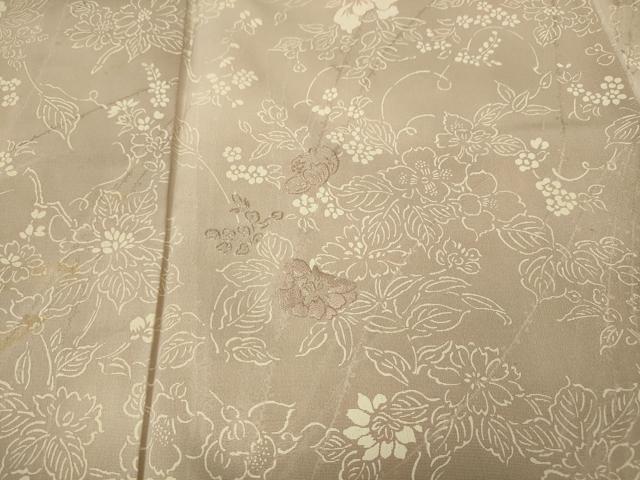 平和屋着物●訪問着　刺繍　草花尽くし　正絹　逸品　CABD0192ut - Image 3