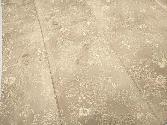 平和屋着物●訪問着　刺繍　草花尽くし　正絹　逸品　CABD0192ut - Image 4