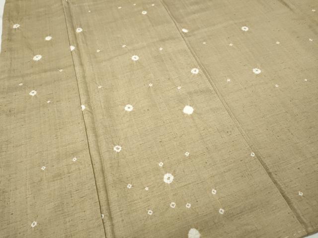 平和屋着物●上質な紬　総絞り　正絹　逸品　CABD0207ut - Image 4