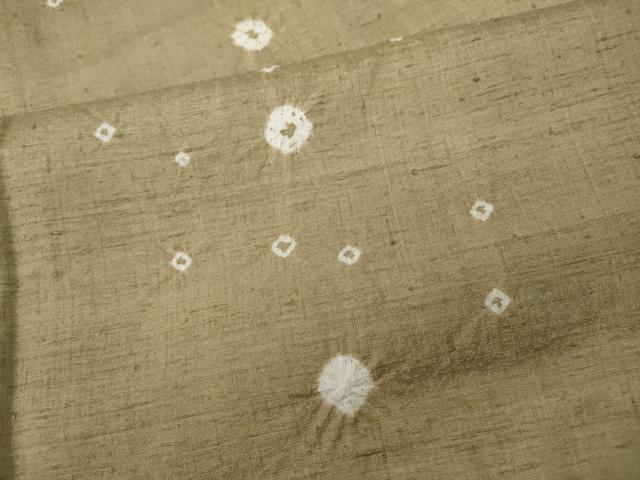 平和屋着物●上質な紬　総絞り　正絹　逸品　CABD0207ut - Image 5
