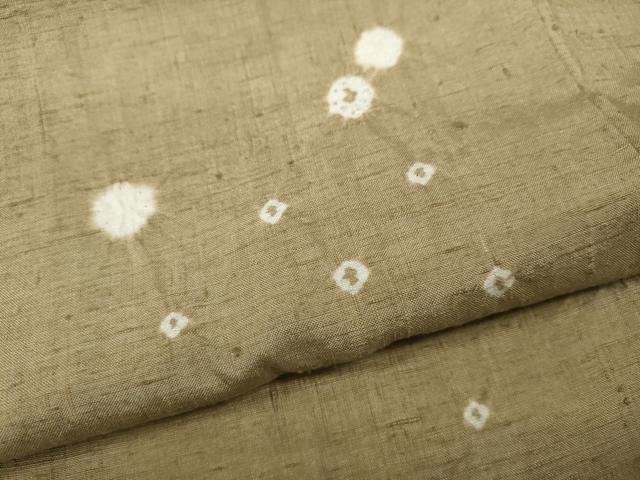 平和屋着物●上質な紬　総絞り　正絹　逸品　CABD0207ut - Image 6
