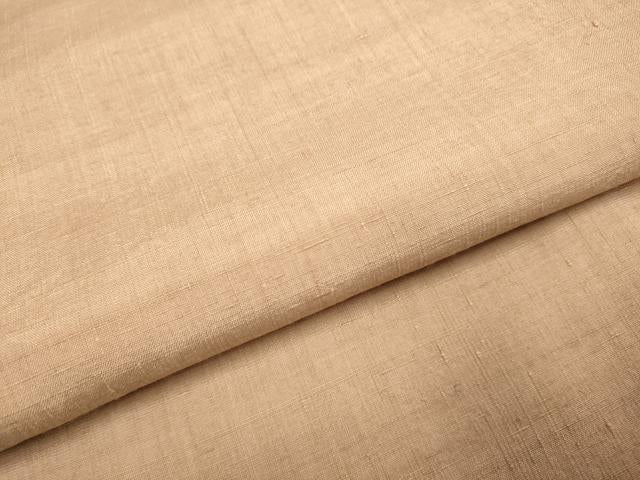 平和屋着物●結城紬　色無地　濃い赤香色　正絹　逸品　DABB9760du - Image 5