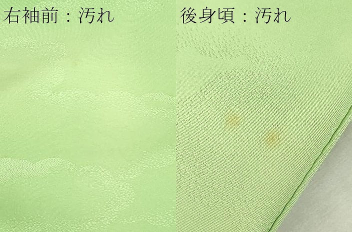 平和屋着物■上質な小紋　雲重ね文　暈し染め　正絹　逸品　DABC0445sf - Image 5