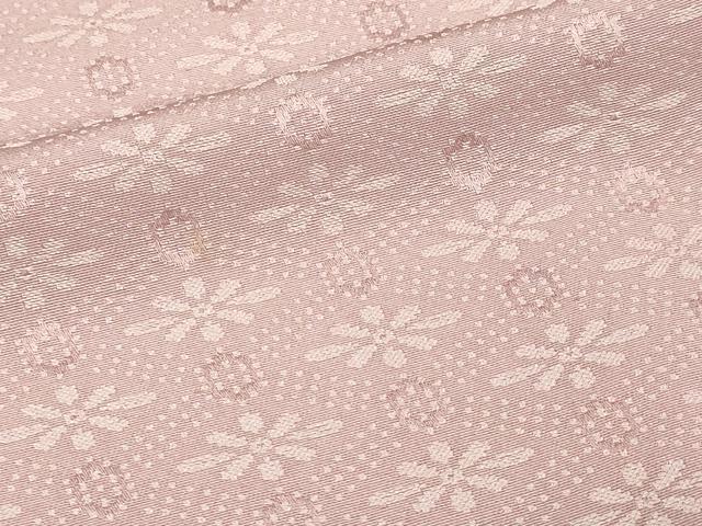 平和屋着物■上質な色無地　花菱文　紅藤色　正絹　逸品　DABC0447sf - Image 4