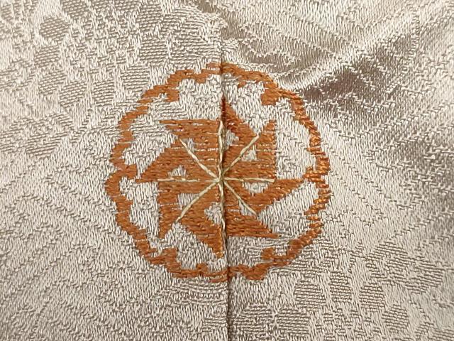 平和屋着物●訪問着　刺繍　草花文　金彩　正絹　逸品　DABC2052ud - Image 9