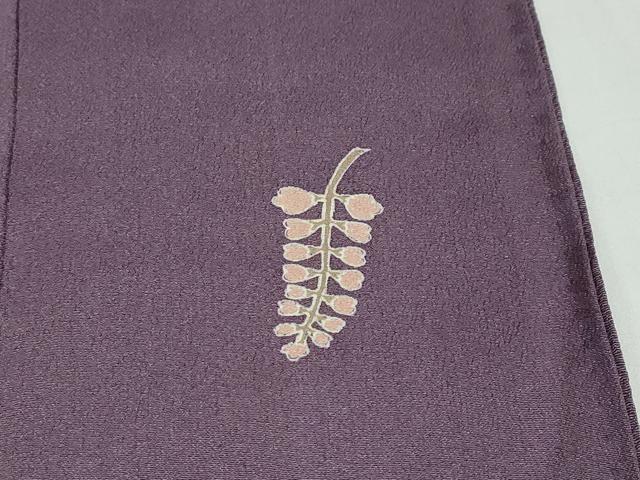 平和屋着物●訪問着　草花松文　金彩　鬼しぼ縮緬　正絹　逸品　DABC2079ud - Image 10