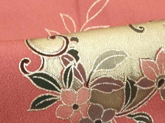 平和屋着物■訪問着　更紗花丸文　金銀彩　正絹　逸品　DABC4949cd - Image 5