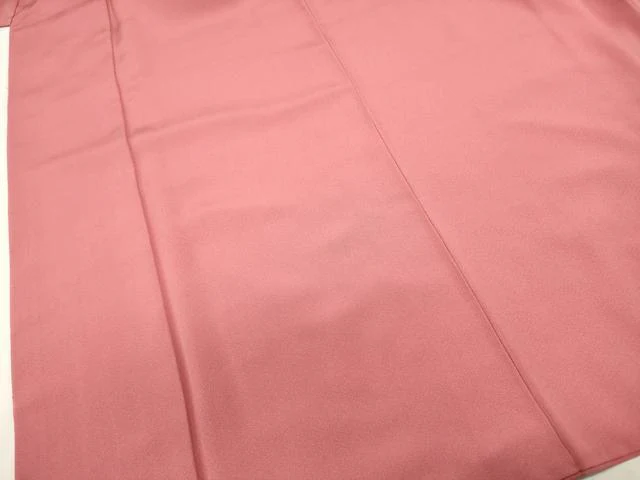 平和屋着物■上質な色無地　甚三紅色　正絹　逸品　DABC9218qa - Image 4