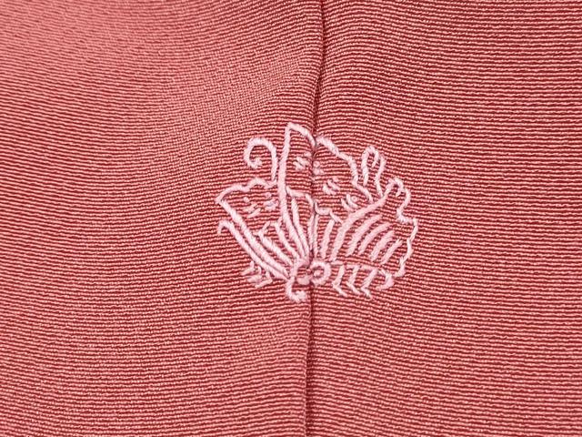 平和屋着物■上質な色無地　甚三紅色　正絹　逸品　DABC9218qa - Image 5