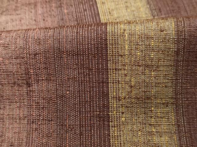 平和屋着物■上質な紬　間道　正絹　逸品　DABC9225qa - Image 4