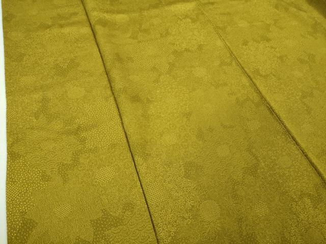 平和屋着物●極上　重要無形文化財　人間国宝　中村勇二郎　江戸小紋　名物裂　楓　鬼しぼ縮緬　逸品　DZAA8116kh6 - Image 6