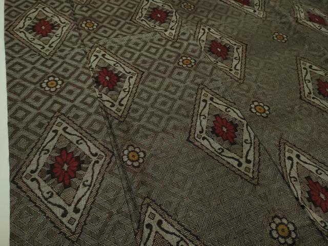 平和屋着物●希少　本場大島紬　龍郷絣　逸品　DZAB4392kh6 - Image 6