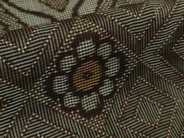 平和屋着物●希少　本場大島紬　龍郷絣　逸品　DZAB4392kh6 - Image 8