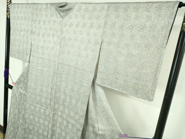 平和屋着物●極上　名門　藤娘きぬたや・総絞り　杢目絞り　小紋　鈴乃屋扱い　逸品　DZAB4399kh6 - Image 4