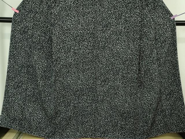 平和屋着物●極上　小紋　音符　音楽記号　ト音記号　黒地　逸品　未使用　DZAB4408kh6 - Image 5